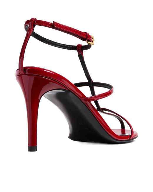 Khaite Pink 75Mm Cage Sandals