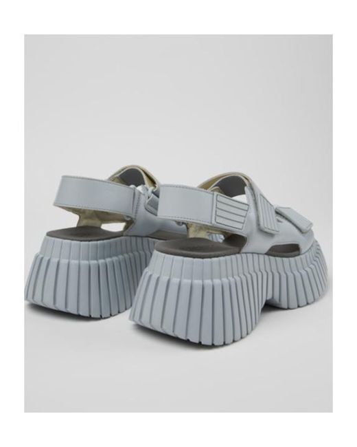 Camper Gray Bcn Platform Sandals