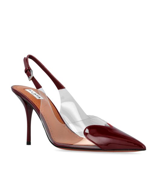 Alaïa Pink 90Mm Le Coeur Pumps