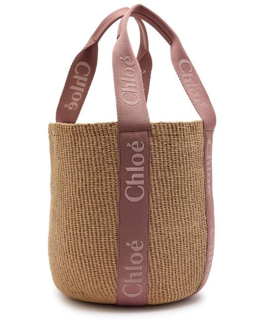 Chloé Brown Woven Handbag