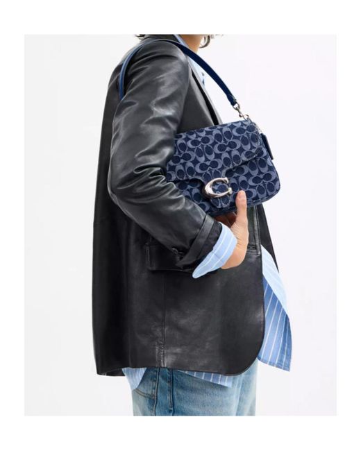 COACH Blue Soft Tabby Shoulder Bag