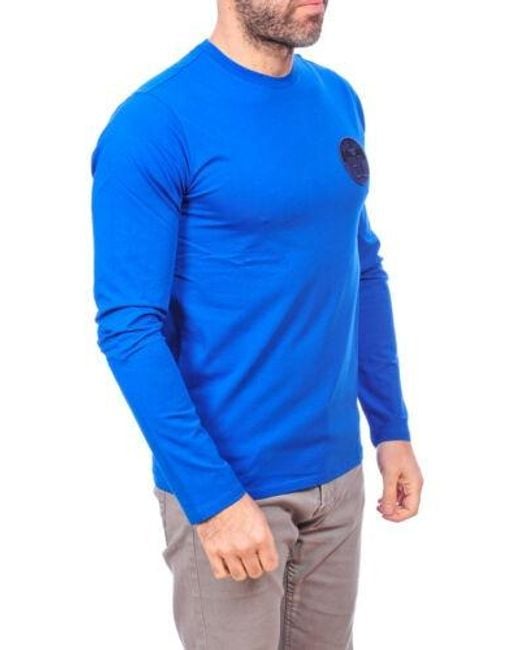 Armani Jeans Blue Logo Details T-Shirt for men