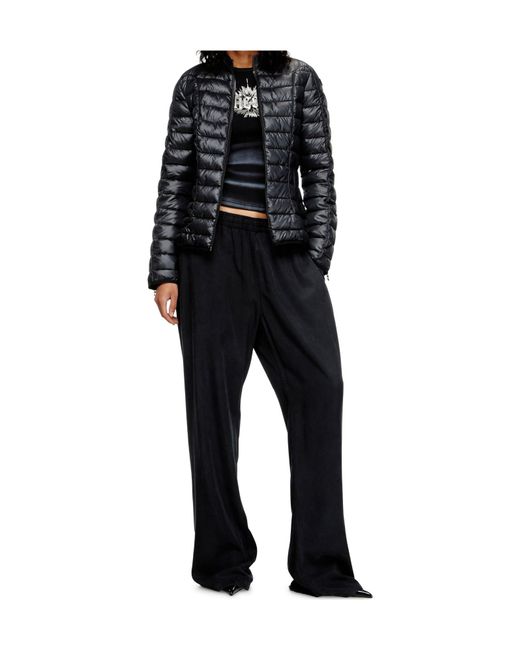 DIESEL Blue Quilted Puffer Jacket