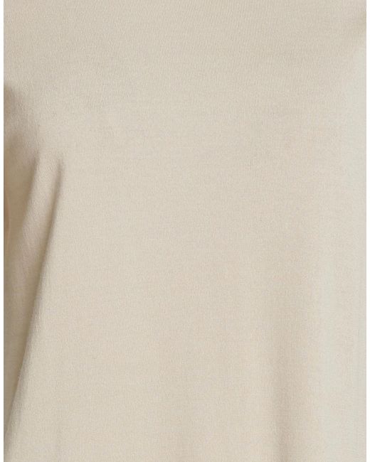 Max Mara Natural Minimalist Solid-Color Wool Top