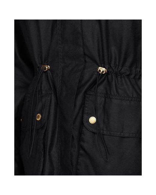 McQueen Black Monza Wax Jacket