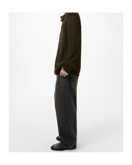 Our Legacy Black Parlor Textured Cardigan for men