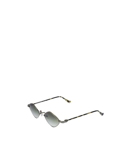 Chrome Hearts White Full-Frame Sunglasses for men
