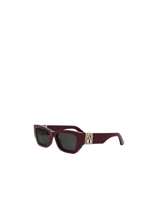 Dior White Full-Rim Sunglasses