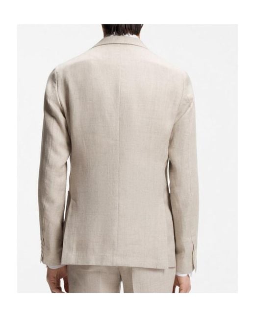 Boss Natural Hanry Two-Button Blazer for men