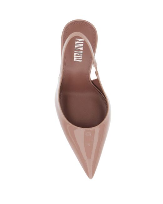 Paris Texas Pink Lidia Slingback Pumps