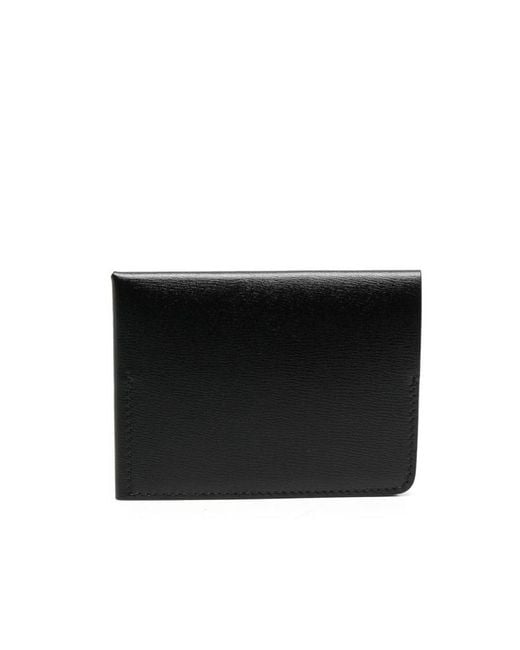 Jil Sander Black Logo Printed Bi-Fold Wallet