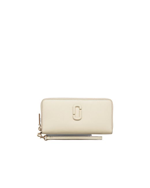 Marc Jacobs White The Continental Zip-Up Wallet for men
