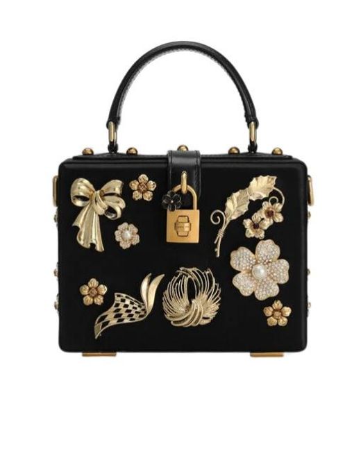 Dolce & Gabbana Black Dolce Box Tote Bag