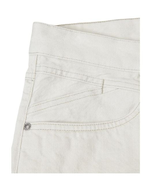 Closed White Straight-Leg Jeans for men