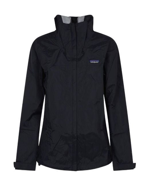 Patagonia Blue Torrentshell 3L Hooded Rain Jacket
