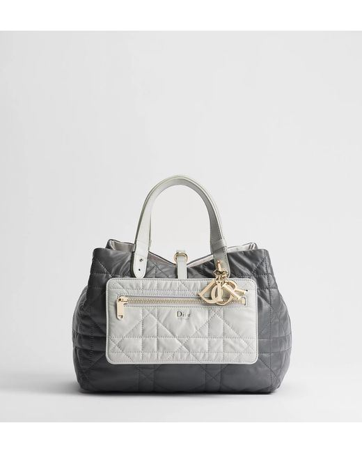 Dior Gray Medium Toujours Reversible Bag