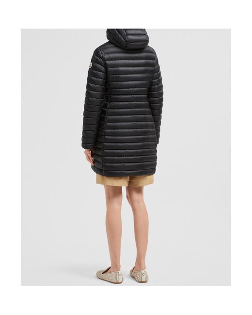 Moncler Black Igelong Hooded Long Down Jacket