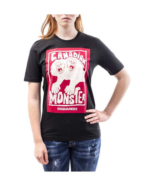 DSquared² Red Logo Details T-Shirt