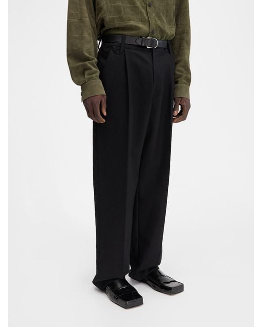 Jacquemus Black Croisière Trousers for men