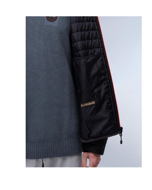 Napapijri Blue Amiata Short Jacket for men