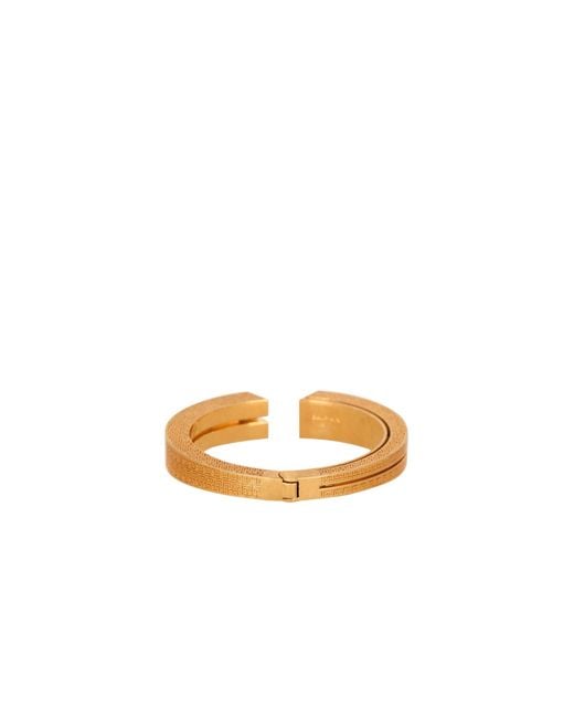 Balmain Orange 3D Pb Bangle Bracelet