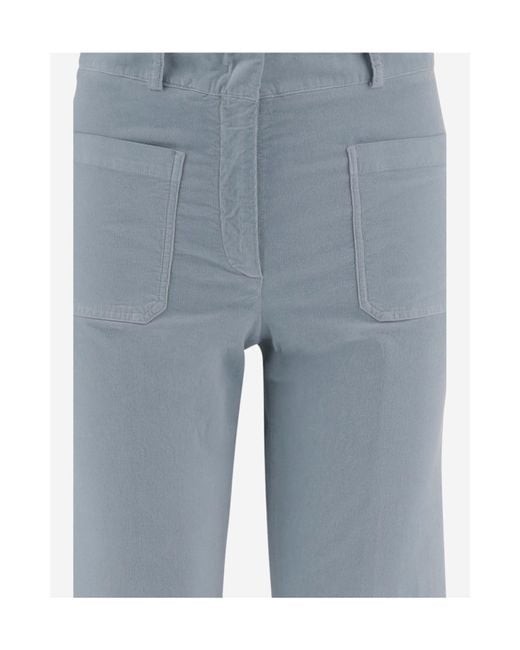 Ql2 Gray Nina Flared Velvet Pants