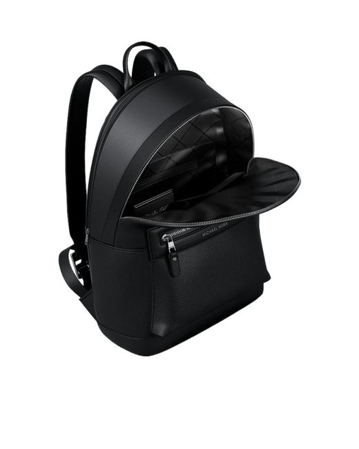 MICHAEL Michael Kors Black Jet Set Pebbled Leather Backpack for men