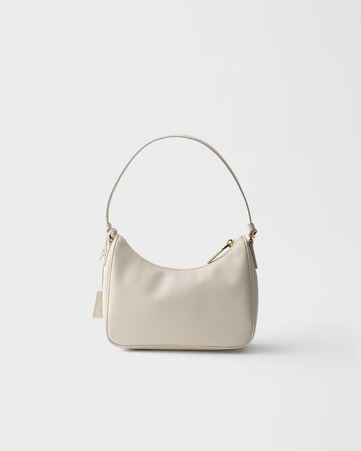Prada Gray Mini Zippered Handbag