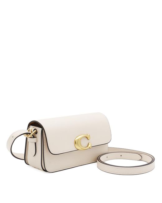 COACH White Zoe Shoulder Bag