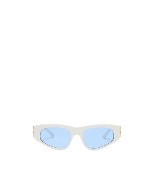 Balenciaga Blue Solid Color Sunglasses