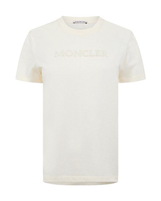 Moncler White Cream- T-Shirt