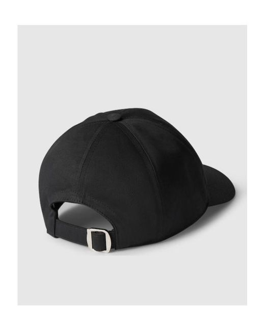 Gucci Black Logo Embroidered Baseball Hat for men