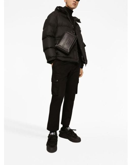 Dolce & Gabbana Black Down Jackets for men