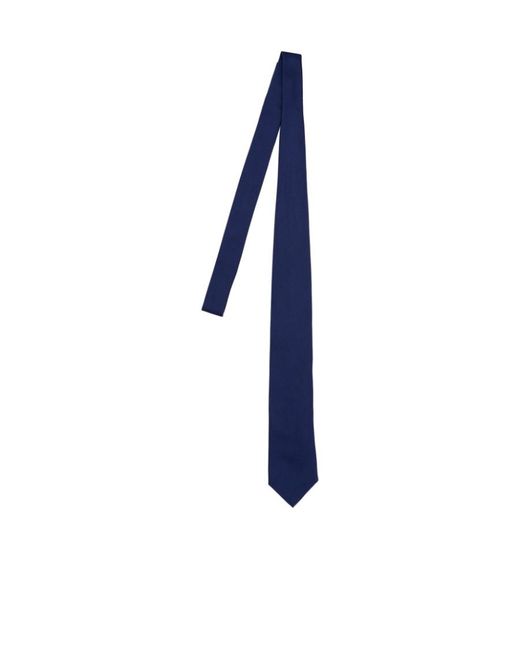 Brunello Cucinelli Blue Pointed-Tip Tie for men