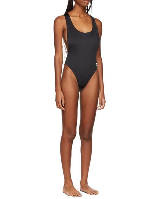 Off-White c/o Virgil Abloh Black Logo Brands Swimsuit