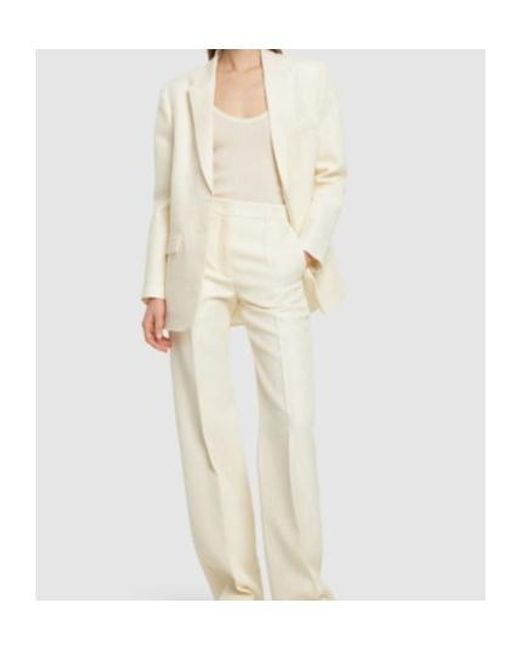 Valentino White Belt-Loop Casual Pants