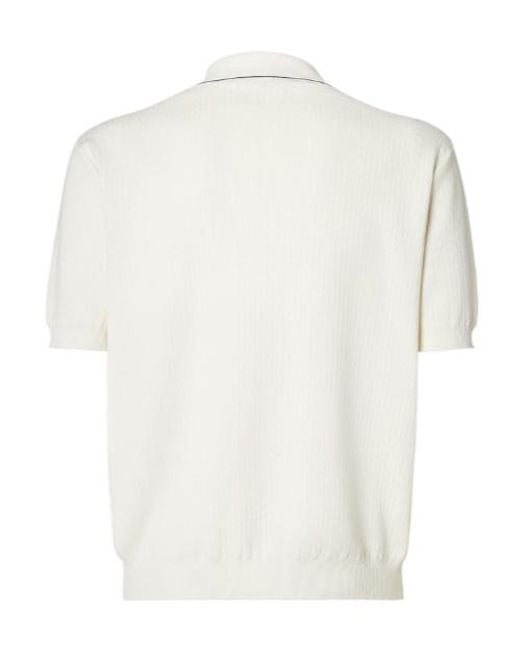 Fendi White Polo Shirt for men