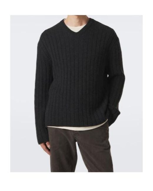 The Row Black Ettore Cashmere Sweater for men