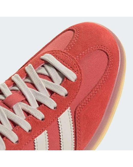 Adidas Originals Red Gazelle Indoor Lace-Up Shoes for men