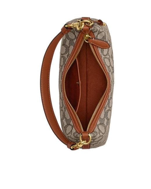 COACH Gray Juliet 25 Zipped Shoulder Bag