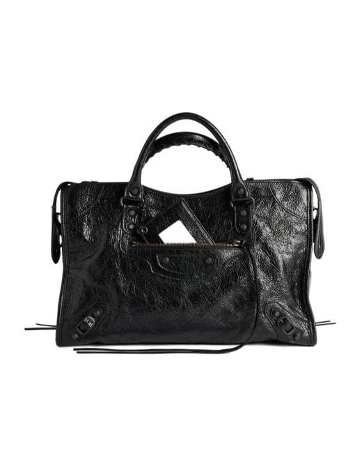 Balenciaga Black Le City M Shoulder Bag