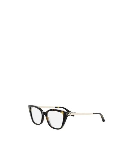 BVLGARI White Bulgari Cat-Eye Glasses