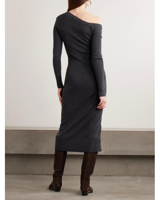 Staud Black Off-Shoulder Dress