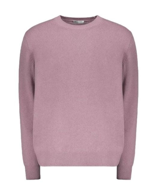 Herno Pink Crew-Neck Sweater for men