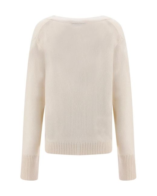 Lisa Yang Natural Long-Sleeved Cardigan