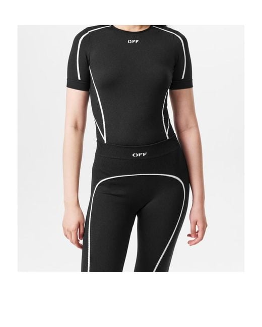 Off-White c/o Virgil Abloh Black Seamless Bodysuit