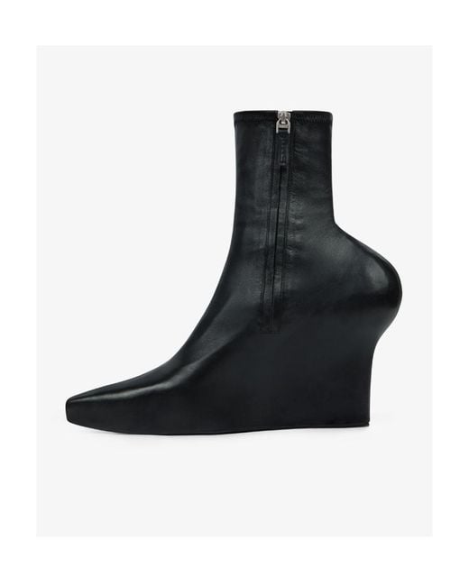 Givenchy Black Zipped Ankle Boots
