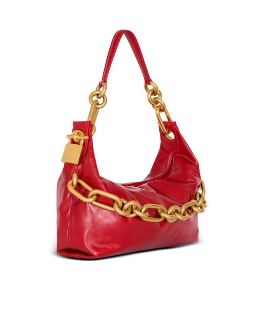 Balmain Red Sync Medium Bag