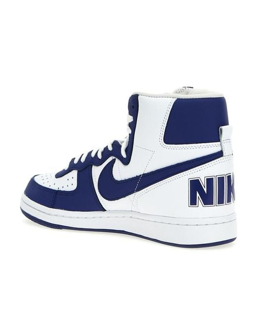 Comme des Garçons Blue Comme Des Garçons Homme Plus Nike High-Top Sneakers for men