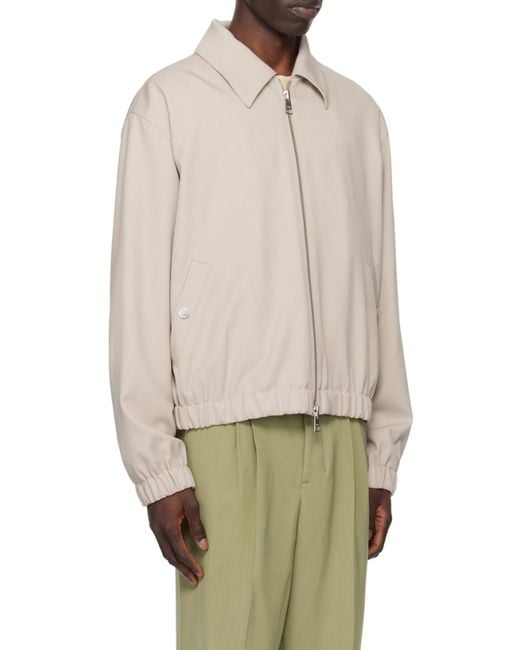 AMI Natural Ami De Cœur Pilot Jacket for men
